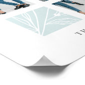 Benutzerdefiniertes Thema für die Collage Monogram Poster (Ecke)