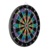 Benutzerdefiniertes Tie-Dye-Spiel Dartscheibe (Vorderseite Links)