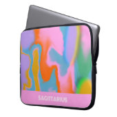 benutzerdefiniertes Tierzeichen moderne, farbenfro Laptopschutzhülle (Vorderseite Links)