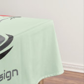 Benutzerdefiniertes Tischtuch mit Logo und Text Tischdecke (Beispiel)
