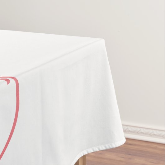 Benutzerdefiniertes Tischtuch mit Logo und Text Tischdecke (Beispiel)