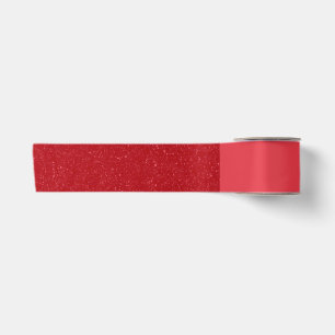 Benutzerdefiniertes Tomatenrotes Glitter-Blockband Satinband