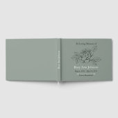 Benutzerdefiniertes Trauer-Gästebuch Gästebuch (Voll)