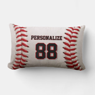 Benutzerdefiniertes Trikot Nummer & Name Baseballs Lendenkissen