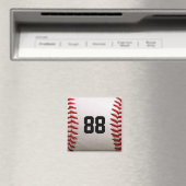 Benutzerdefiniertes Trikotnummer-Baseballspieler-D Magnet (In Situ (Geschirrspüler))