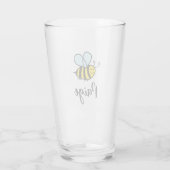 Benutzerdefiniertes Trinkglas mit süßem animiertem Glas (Rückseite)