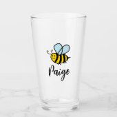 Benutzerdefiniertes Trinkglas mit süßem animiertem Glas (Vorderseite)