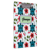 Benutzerdefiniertes tropisches Turtle-Cherry-Blume Klemmbrett (Rechts)