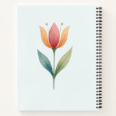 Benutzerdefiniertes Tulpen-Notizbuch Notizblock (Rückseite)