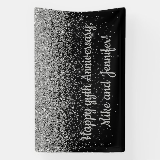 Benutzerdefiniertes Überraschungsjubiläum Party Sc Banner (Vertikal)