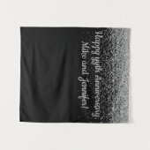 Benutzerdefiniertes Überraschungsjubiläum Party Sc Wandteppich (Vorderseite (Horizontal))