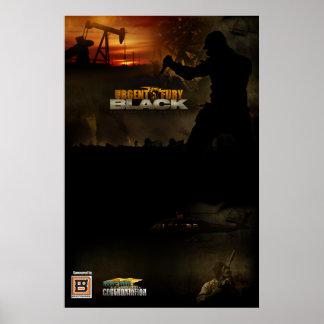 Benutzerdefiniertes UF Black Poster