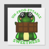 Benutzerdefiniertes Un-frog-ettable Süßigkeits-Fro Magnetkarte (Vorne/Hinten)