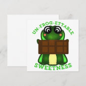 Benutzerdefiniertes Un-frosch-vergessliches Süßigk (Vorne/Hinten)