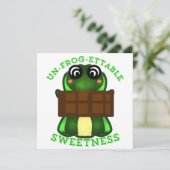 Benutzerdefiniertes Un-frosch-vergessliches Süßigk (Stehend Vorderseite)