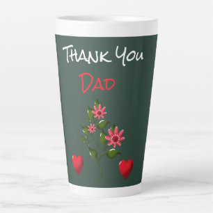 Benutzerdefiniertes und personalisiertes Blumenges Milchtasse