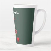 Benutzerdefiniertes und personalisiertes Blumenges Milchtasse (Rechts)