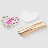 Benutzerdefiniertes und personalisiertes Blumenmus Fächer (Non-assembled)