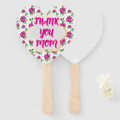 Benutzerdefiniertes und personalisiertes Blumenmus Fächer (Vorne und Hinten)