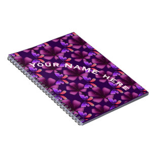 Benutzerdefiniertes und personalisiertes florales notizblock