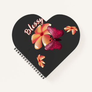 Benutzerdefiniertes und personalisiertes florales notizblock