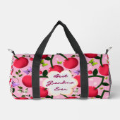 Benutzerdefiniertes und personalisiertes Kirsch-Sc Duffle Bag (Vorderseite)