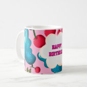 Benutzerdefiniertes und personalisiertes Kirsch-Sc Kaffeetasse (Vorderseite Links)