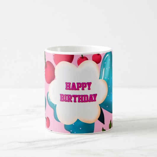 Benutzerdefiniertes und personalisiertes Kirsch-Sc Kaffeetasse (Mittel)