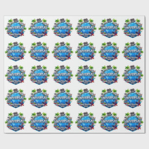 Benutzerdefiniertes Universal Florida Familienurla Geschenkpapier