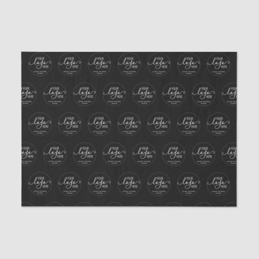 Benutzerdefiniertes Unternehmen Persönliches Logo Seidenpapier (Vorderseite)