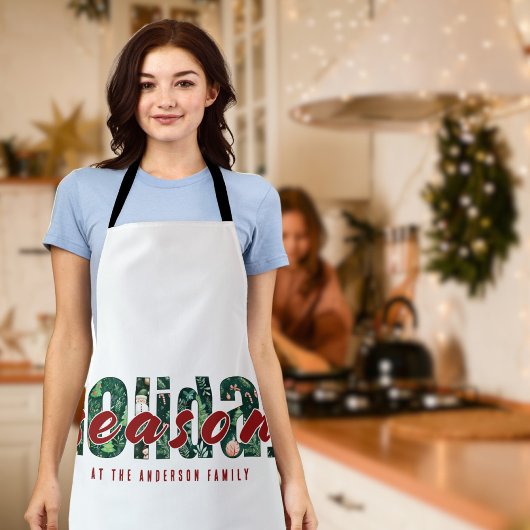 Benutzerdefiniertes Urlaubssaison-Muster Schürze