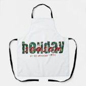 Benutzerdefiniertes Urlaubssaison-Muster Schürze (Vorderseite)