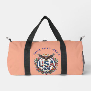 Benutzerdefiniertes USA National Soccer Team Bald Duffle Bag
