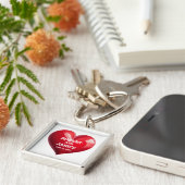 Benutzerdefiniertes Valentinstag-Geschenk mit pers Schlüsselanhänger (Seite)