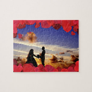 Benutzerdefiniertes Valentinstag-Jigsaw-Puzzle mit Puzzle