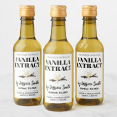 Benutzerdefiniertes Vanille-Extrakt-Label Weinetikett (Flaschen)