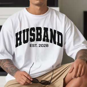 Benutzerdefiniertes Varsity-Shirt für Ehefrau und T-Shirt