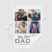 Benutzerdefiniertes Vater-Foto Golfhandtuch (Insitu)