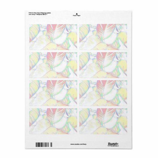 Benutzerdefiniertes Versandlabel (Fügen Sie einfac (Vorne)