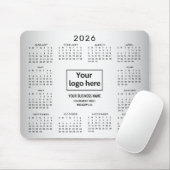 Benutzerdefiniertes verschwommenes graues Logo für Mousepad (Mit Mouse)