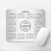 Benutzerdefiniertes verschwommenes graues Logo für Mousepad (Mit Mouse)