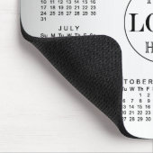 Benutzerdefiniertes verschwommenes graues Logo für Mousepad (Ecke)