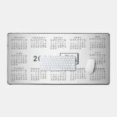 Benutzerdefiniertes verschwommenes graues Logo für Schreibtischunterlage (Tastatur & Maus)