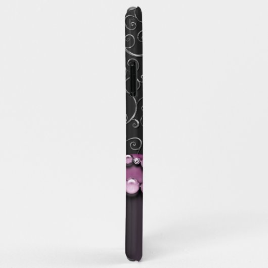 Benutzerdefiniertes Verziert antikes Imitat Silver Case-Mate iPhone Hülle (Hinten/Rechts)