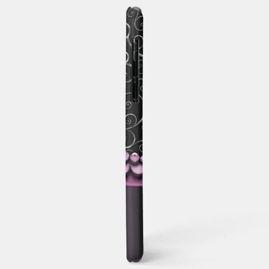 Benutzerdefiniertes Verziert antikes Imitat Silver Case-Mate iPhone Hülle (Hinten/Links)