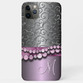 Benutzerdefiniertes Verziert antikes Imitat Silver Case-Mate iPhone Hülle (Rückseite)