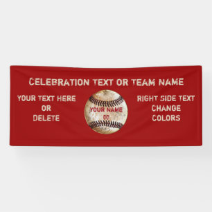 Benutzerdefiniertes Vintage-Baseball-Banner, Ihr T Banner
