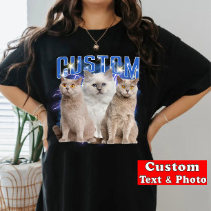 Benutzerdefiniertes Vintage-Bootleg-Haustier-Shirt T-Shirt
