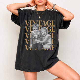 Benutzerdefiniertes Vintage-Dad-Shirt, Vatertag 90 T-Shirt