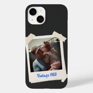 Benutzerdefiniertes Vintage-Foto- und Jahresgesche Case-Mate iPhone 14 Hülle